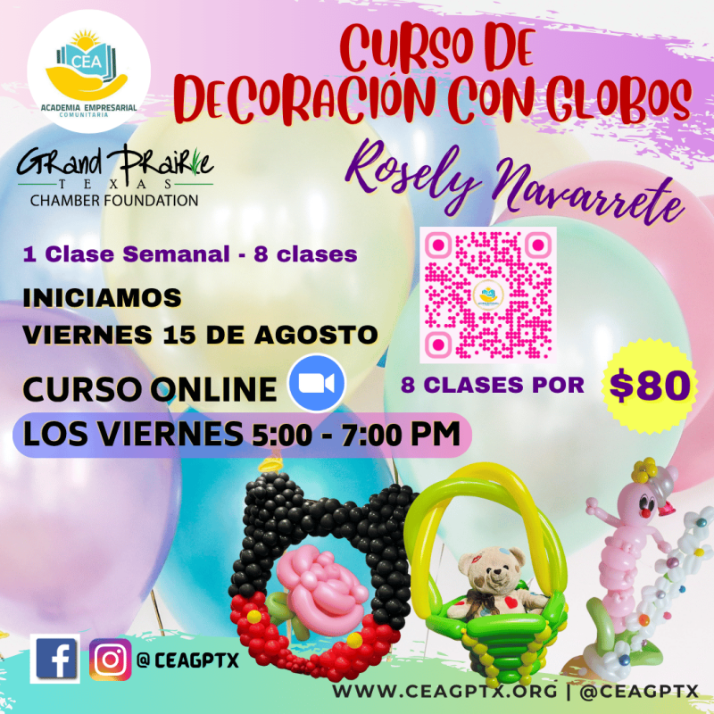 Curso de Decoración con Globos
