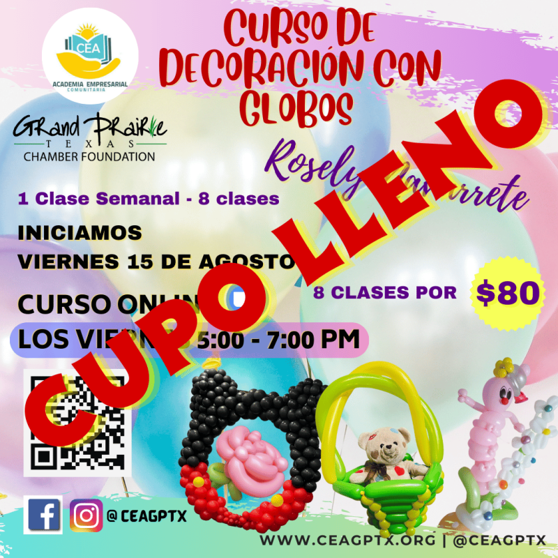 Curso de Decoración con Globos