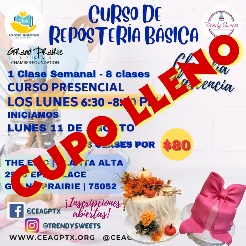Curso de Repostería Básica