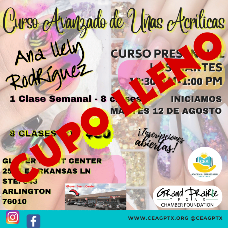 Curso Avanzado de Uñas Acrílicas