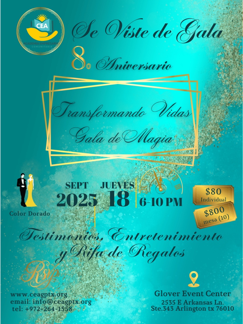 Cena de Gala - Boleto por Persona