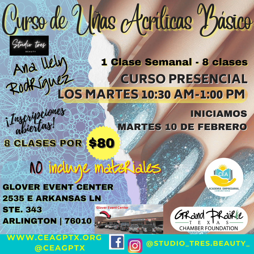 Curso de Uñas Acrílicas Básico Martes