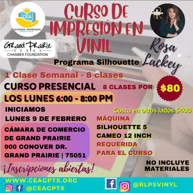 Curso de impresión en Vinil