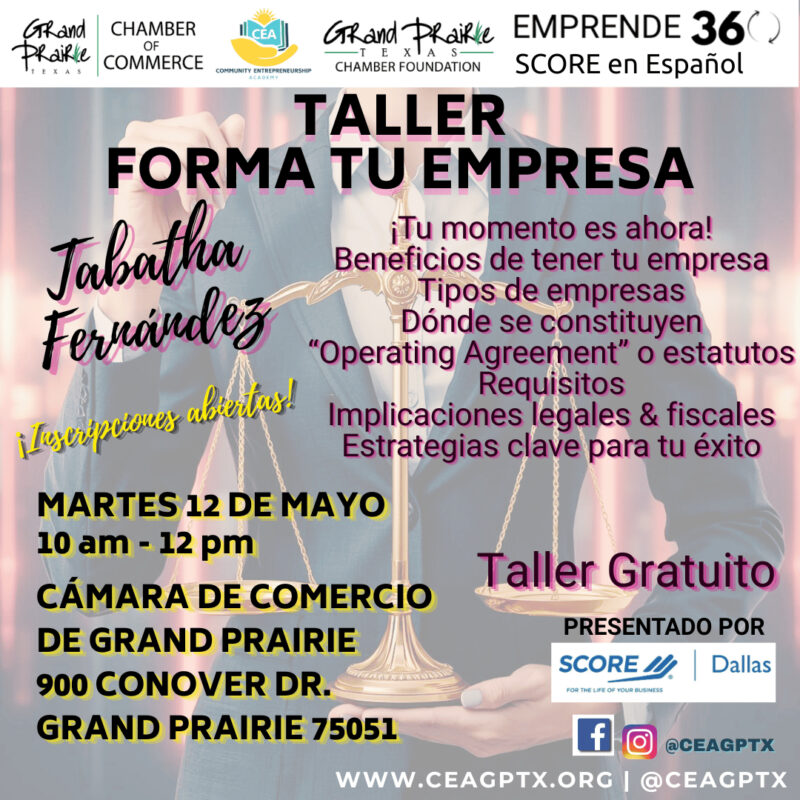 TALLER FORMA TU EMPRESA
