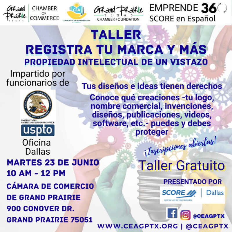 TALLER REGISTRA TU MARCA Y MÁS