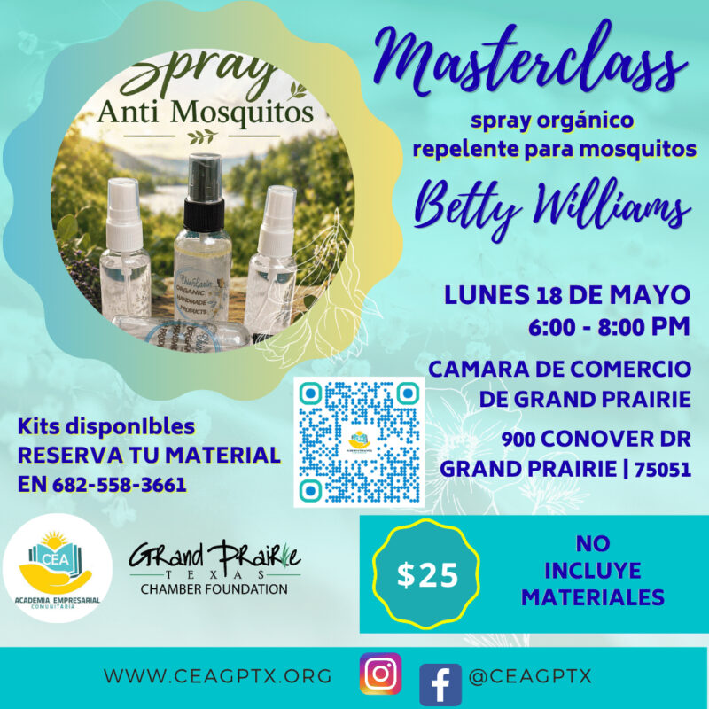 SPRAY ORGÁNICO REPELENTE PARA MOSQUITOS