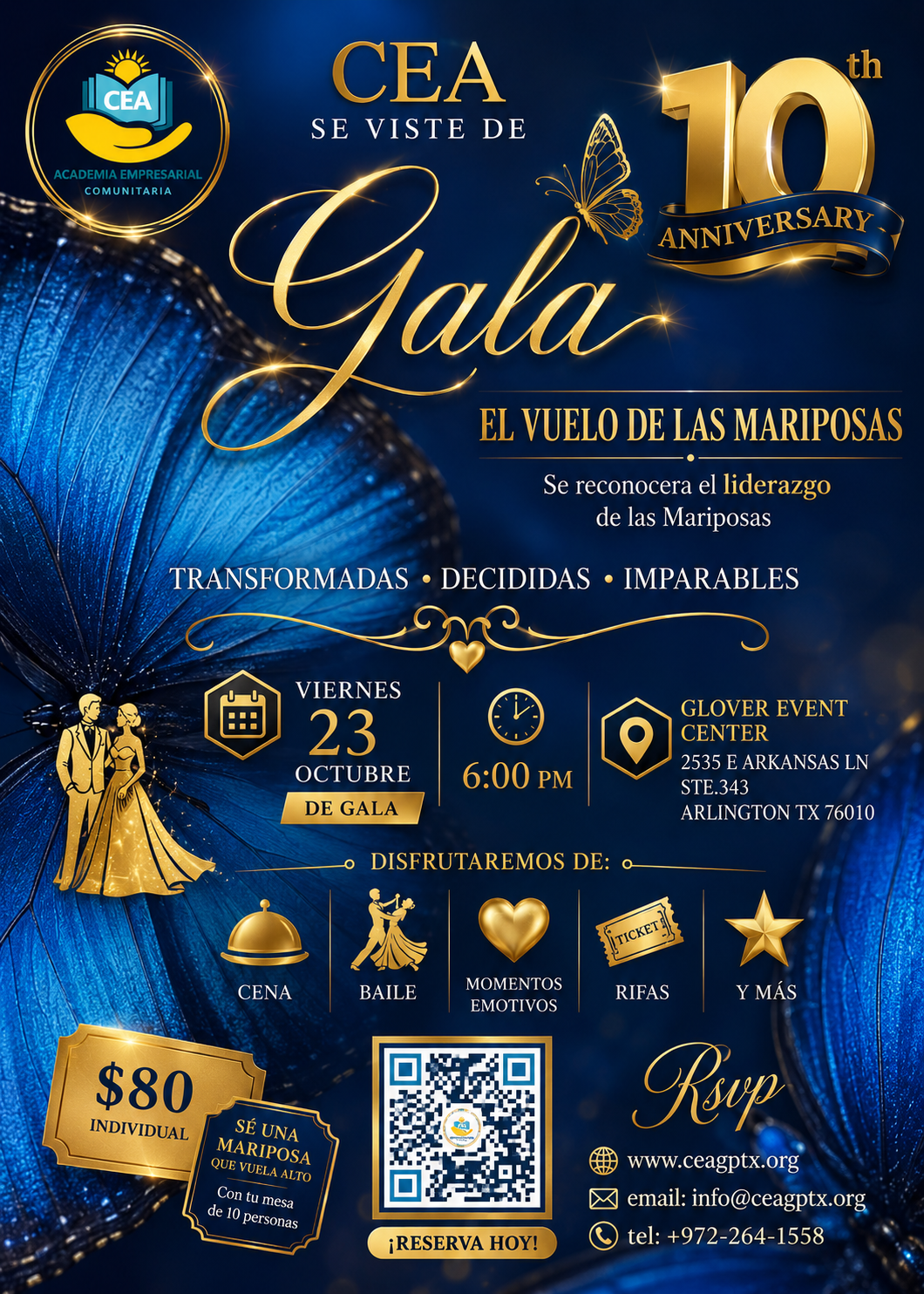 CENA DE GALA CEA 23 de octubre de 2026