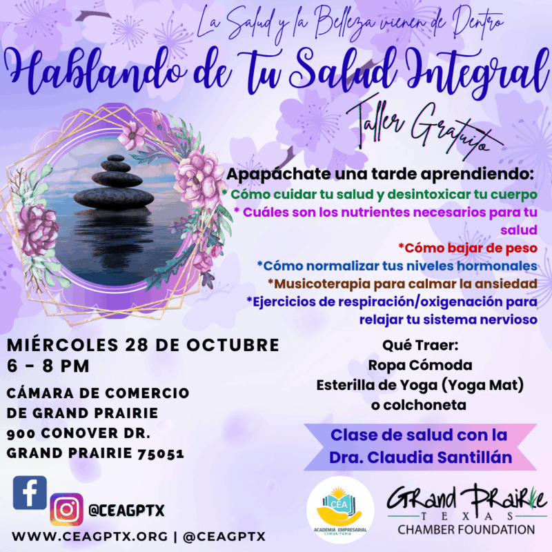 TALLER HABLANDO DE TU SALUD INTEGRAL
